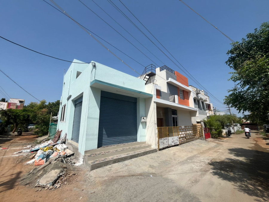 1200 Sqft Plot Size / 1400 Sqft Built Area / North Facing / 2 Shop / 1 House / 2 Bedrooms / 97 Lakhs Negotiable / Town Area - Pudukkottai / IN 337