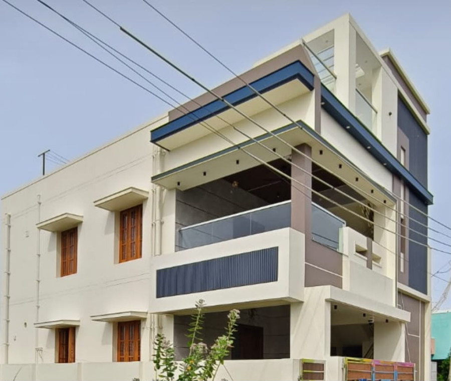 Rasale 1 year old / Fully interior / 3 Bedrooms / North facing / Ground floor - First floor / 1 crore 20 Lakhs - Negotiable / Ashoknagar Near -Pudukkottai / HS 317