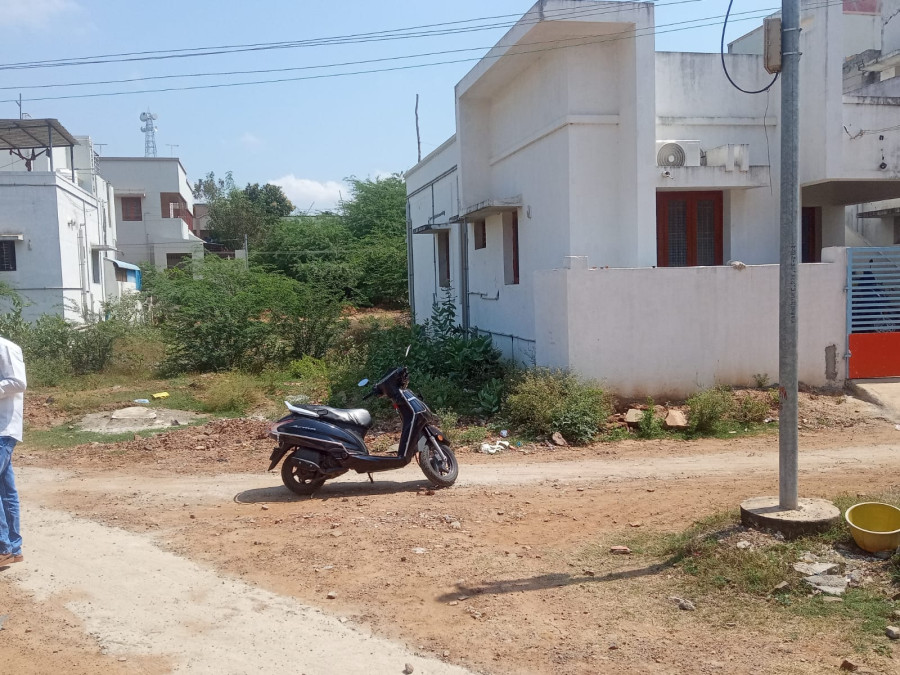 705 Sqft Plot Size / West, South Corner Plot / Theru Kuththu / Goldan Nagar, Pepsi Kooldrings Agency Arugil - Pudukkottai /  Bore well / 27 Lakhs / PL 449