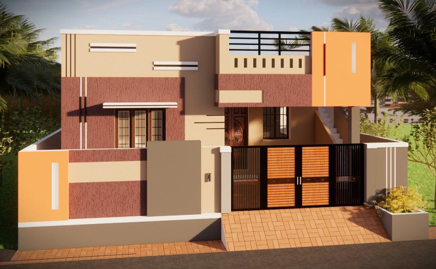 1300 Sqft Plot Size / 1100 Sqft Built Area / South Facing / 2 Bedrooms 2 Bathrooms / Carparking  / Loan Eligible / 52 Lakhs Negotiable / Annavasal Road Thiruvengaivasal Side / ID HS 238
