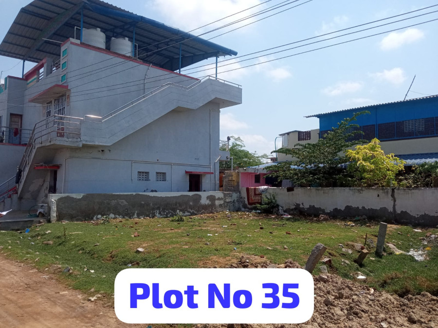 30*34 = 1020 Sqft Plot Size / Cost 2800 - Final 2700/ Rate Rs. 2856000 / West Facing / DTCP Approval / Azagar Nagar, Near Vilakudi, Malaiyeedu - Pudukkottai / PL 450