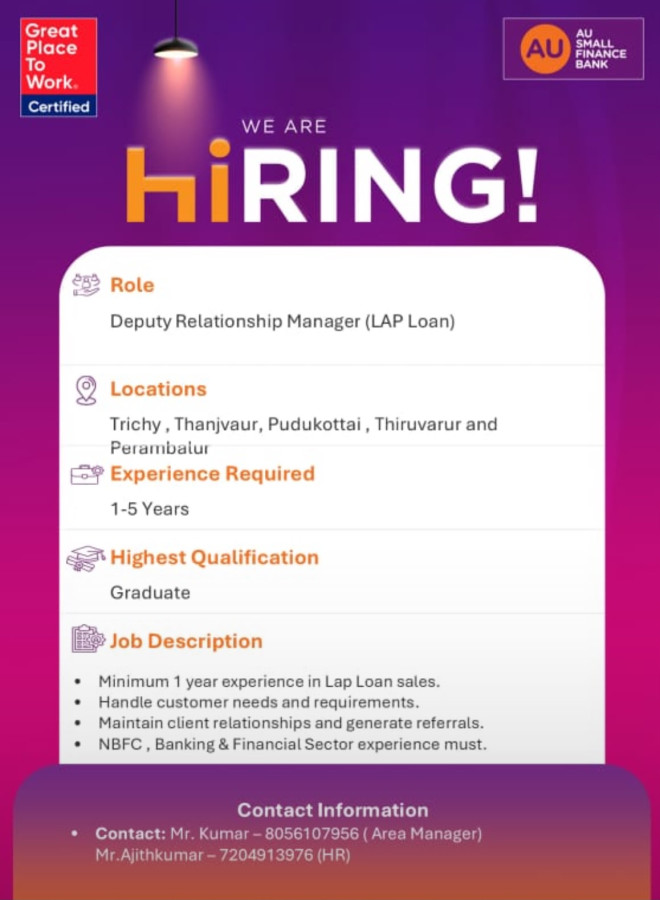 JOB VACANCY