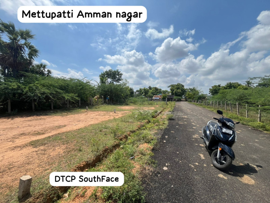 1350 Sqft Plot Size / Per Sqft Rate Rs = 2100 - Negotiable / South Facing / Amman Nagar, Mettupatti - Pudukkottai / DTCP Approved / 1350 Sqft Plot Size / Per Sqft Rate Rs = 2100 - Negotiable / South Facing / Amman Nagar, Mettupatti - Pudukkottai / DTCP Ap