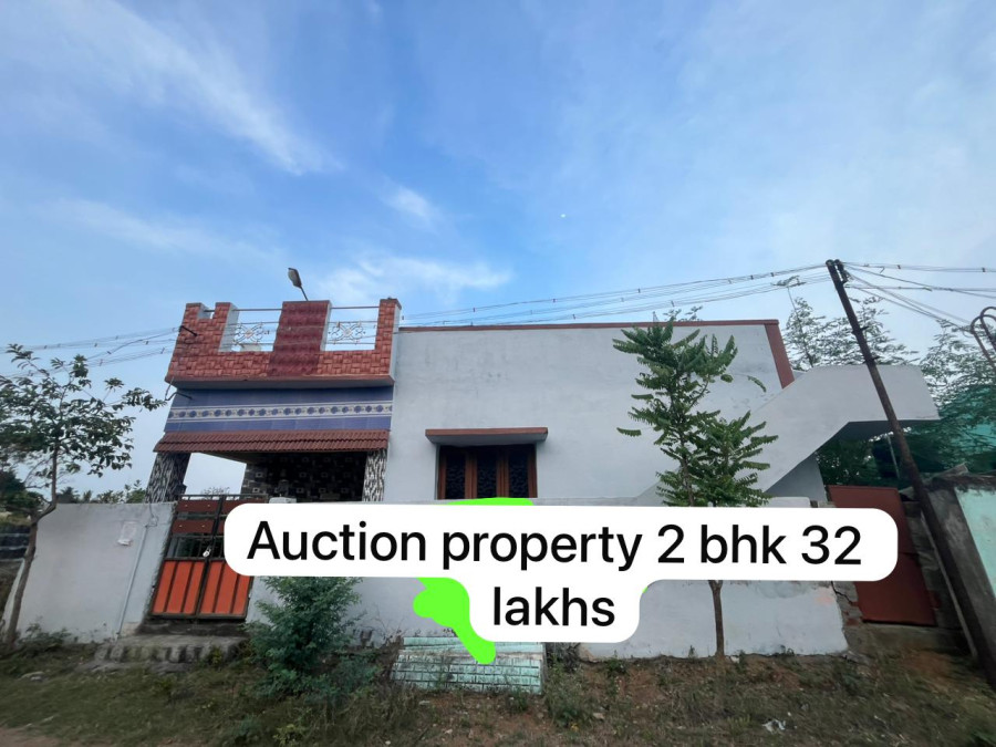 1000 Sqft Plot Size / 900 Sqft Built Area / Auction Property / 2 Bedrooms / 32 Lakhs Negotiable / Pudukkottai Town Center / ID HS 253