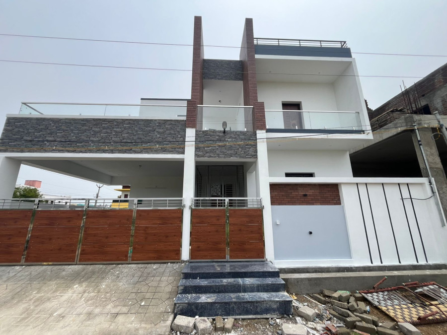 2000 Sqft Plot Size / 3200 Sqft Built Area / 4 Bedrooms 5 Bathrooms / North Facing / Fully Interior / Modular Kitchen / Luxurious Villa / Architecture House / Near TVS - Pudukkottai / 1 Crore  65 Lakhs Negotiable / ID HS 229