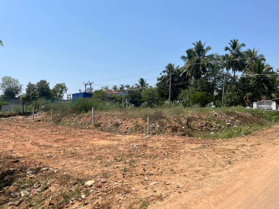 3200 Sqft Size / Rate Rs. 3600 / East Facing / Pattaland / SFS school to Mettupattti Road Chellaye Kovil Arch Second Road - Pudukkottai / 96 Lakhs / PL 445