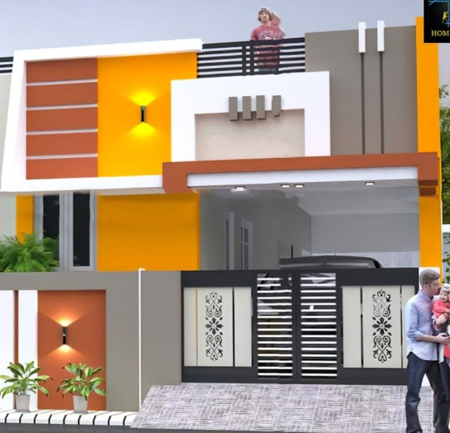 1200 Sqft Plot Size / 1100 Sqft Built Area / North Facing / 2 Bedrooms 2 Bathrooms / Carparking / Loan Eligible / 63 Lakhs - Negotiable / Malaiyeedu Near - Pudukkottai / HS 265