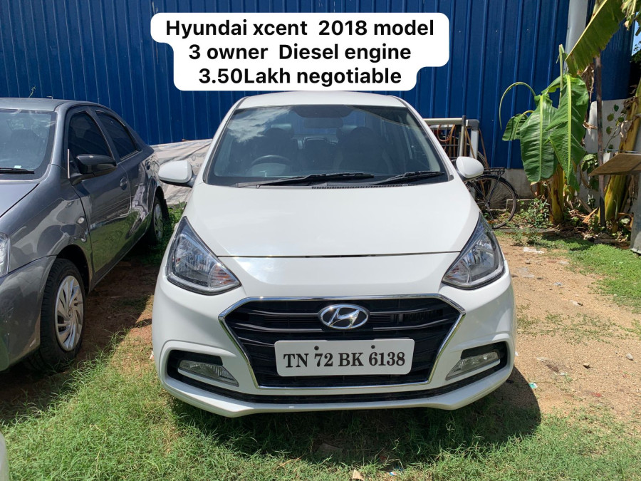 Hyundai Xcent / 2018 Model / 3 Owner / Diesel Engine / 3.50 Lakhs - Negotiable / SIC / C 112
